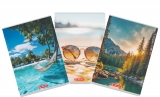 Caiet A4 60 file, hartie 70g/mp FSC mix, velin, Relax Mode, diverse modele, Herlitz